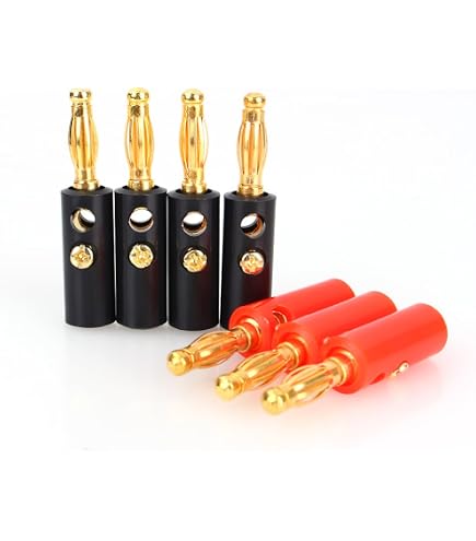 Mxzzand connecteur fiche banane Fiche banane 4.0mm mâle à 2mm femelle Mxzzand connecteur fiche banane Fiche banane 4.0mm mâle à 2mm femelle