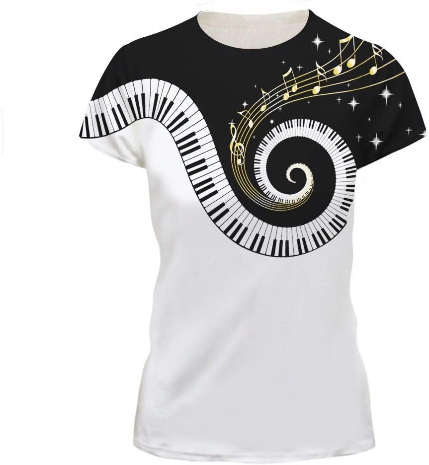 Unisex 3D Digital Printed Graphic T-Shirts Casual Summer Couple Tee