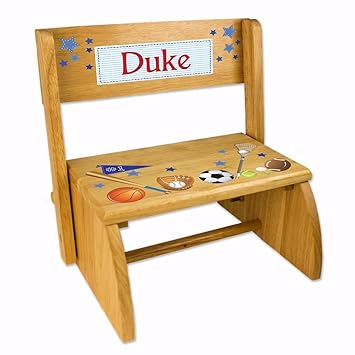 personalized baby stool