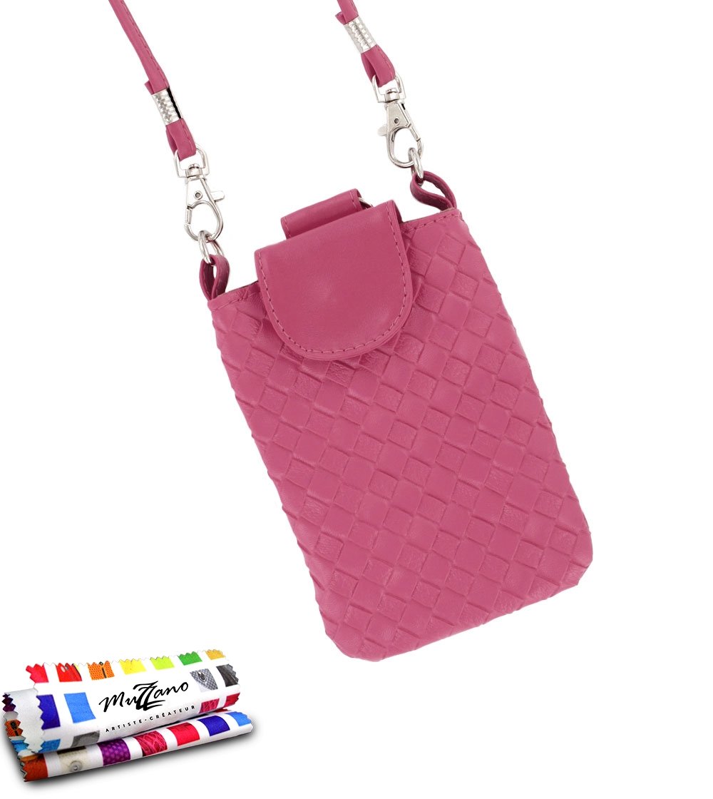 MUZZANO Original Citypoche Premium Pouch for HTC One SV - Pink