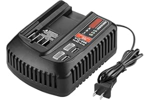 DONGPUCUN 20V Fast Charger CMCB104 for Craftsman V20 Lithium Battery CMCB204 CMCB202 CMCB201 CMCB209 CMCB205 CMCB100 CMCB101 Replacement for Craftsman 20V Battery Charger