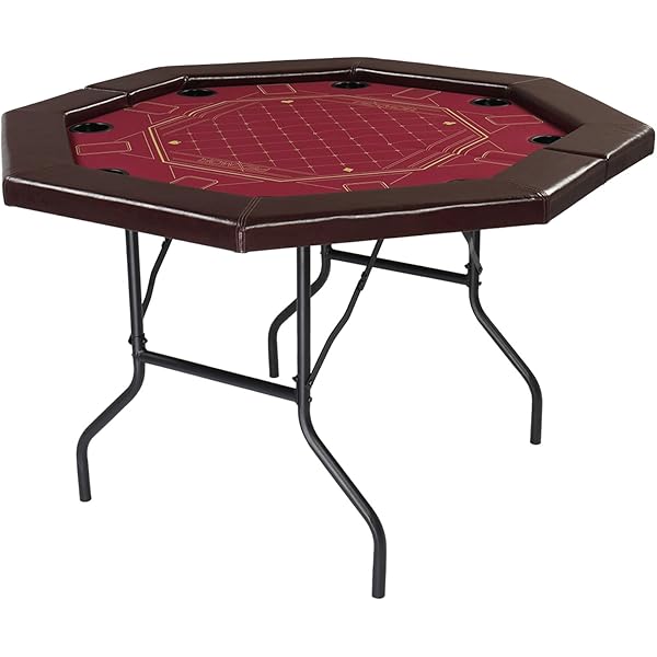 Trademark Deluxe Texas Holdem Folding Poker Table Top_並行輸入品
