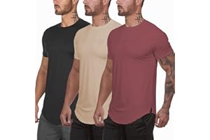 Muscle Killer 3 Pack Men's Gym Workout Bodybuilding Fitness Active Athletic T-Shirts Workout Casual Tee