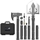 aiGear Camping Shovel Axe Outdoor Survival Tool Set for Camping Hiking Backpacking Men Survival Emergency(CSA-5935)