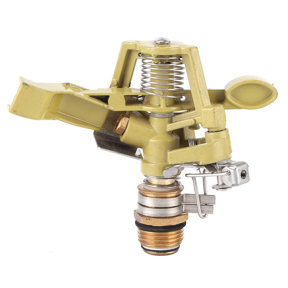 BORDSTRACT G1/2 Zinc Alloy Sprinkler,Garden Irrigation Tools, Rotating Sprayer Nozzle for Garden Greenhouse Lawn Irrigation