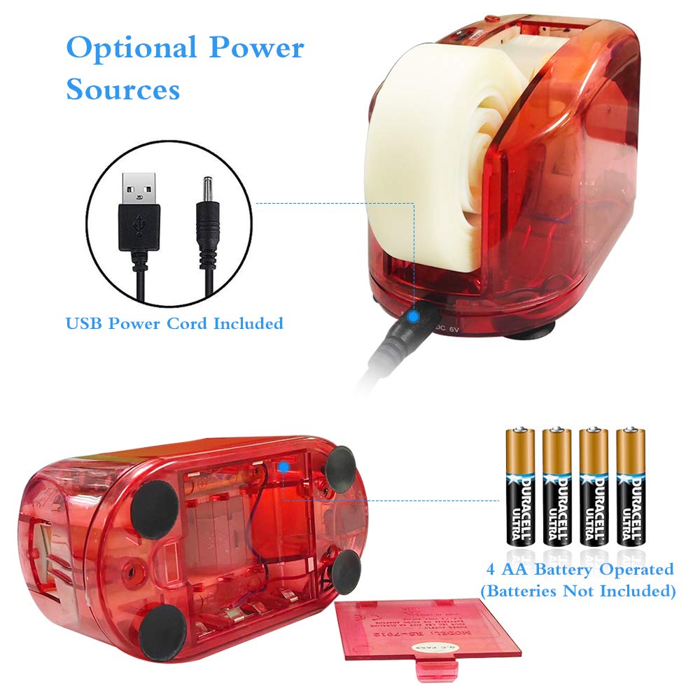 CNASA Electric Tape Dispenser Heavy Duty Dispenser Mini Desktop Tape Dispenser Non-slip Desk Tape Dispenser