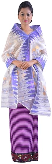 Manipuri mekhela sador Clearance