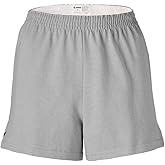 Soffe Women's Junior Authentic Cheer Short - Comfortable Cotton Blend, for Gym, Dance, Elastic Waistband, Soft Fabric