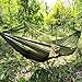 douper Parachute Cloth 2 Person Hammock with Mosquito Net Air Tent Army Greenthumb 2