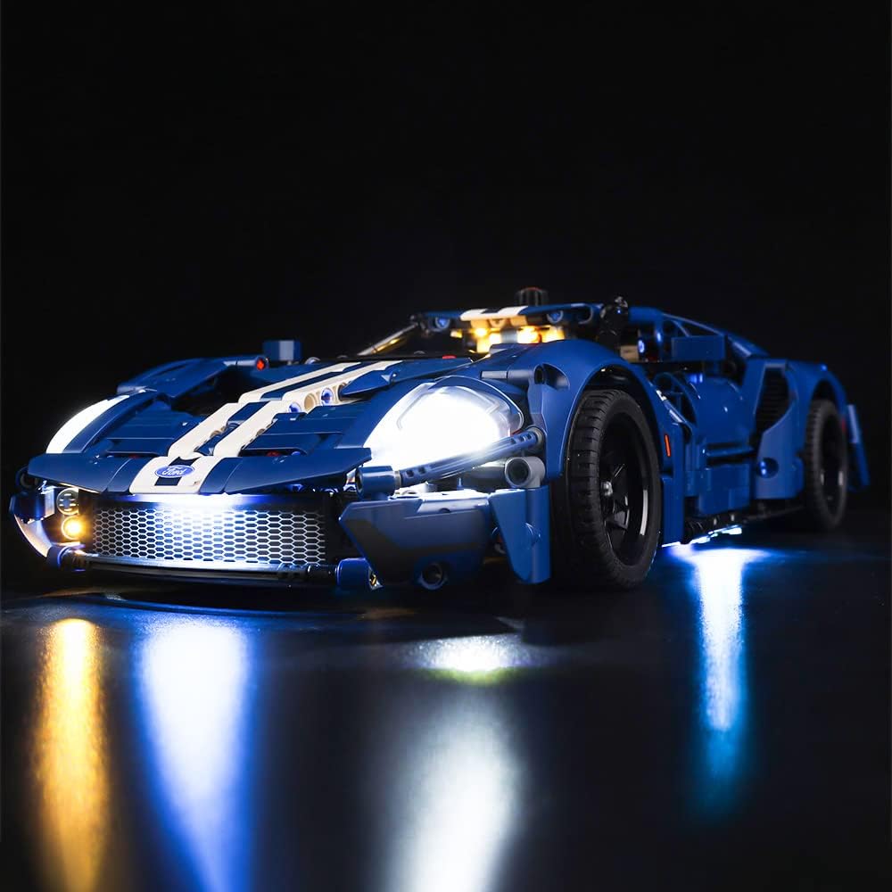 Kyglaring LED Lighting Kit Compatible with Lego Technic 2022 Ford GT Car 42154 Building Blocks, Lighting Accessories for Lego 42154 Model Set (Not Include Models) — image 1