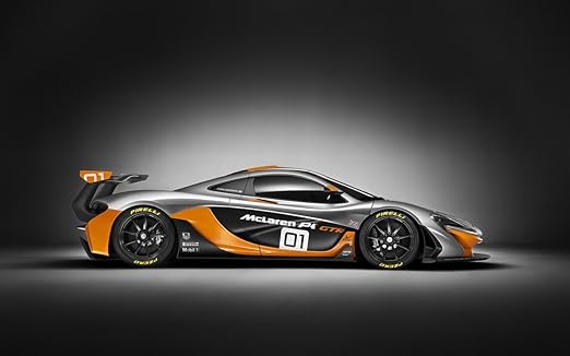 Amazon Com Mclaren P1 Gtr Design Concept 2014 Car Art Poster