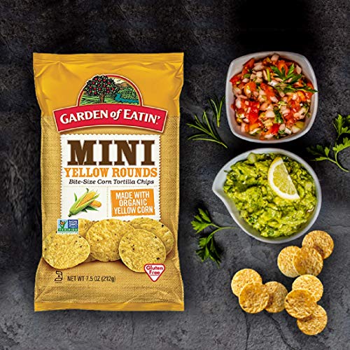 Garden of Eatin' Mini Yellow Rounds Corn Tortilla Chips, 7.5 oz. (Pack of 12) (Packaging May Vary) - Thumbnail 7