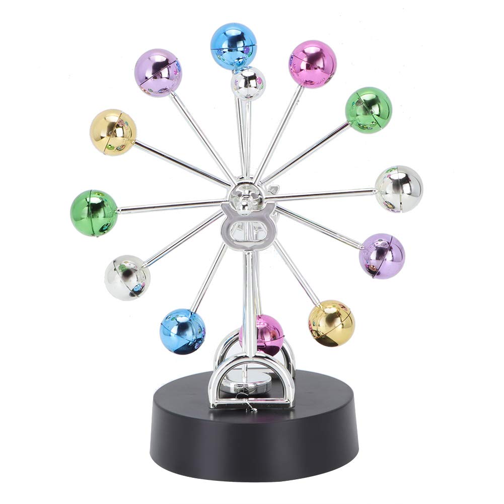 Photo 1 of , Perpetual Motion Home Table Ferris Wheel Desk Deco Ion Model Plastic Revolving Ball Rotation