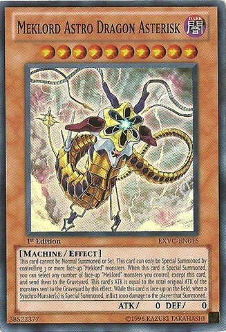 Yu-Gi-Oh! - Meklord Astro Dragon Asterisk (EXVC-EN015) - Extreme Victory - 1st Edition - Super Rare