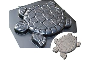 SvitMolds Mold DIY Turtle Shape Stepping Stone Mold Turtle Decorative Stepping Stone Mould Concrete Cement Mould DIY Personalized Manual Garden Lawn Pathmate Paving Pavement Paver (S02)