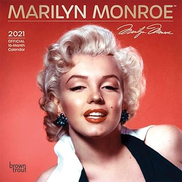 Amazon Com Browntrout 2021 Marilyn Monroe Mini Wall Calendar Office Products