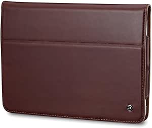 Acase iPad Mini 2 Genuine Leather Case / Cover with Built-in Stand - Support Smart Cover Function for iPad Mini / iPad Mini 2 with Retina Display (Chestnut)
