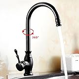 Grünblatt Nostalgie Landhausstil Schwarz matt Küche Armatur