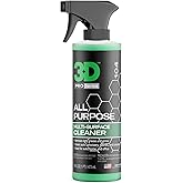 3D All Purpose Cleaner – High-Performance Interior & Exterior Car Cleaner for Vinyl, Leather, Plastic, Fabric, Carpet & More - 16 oz