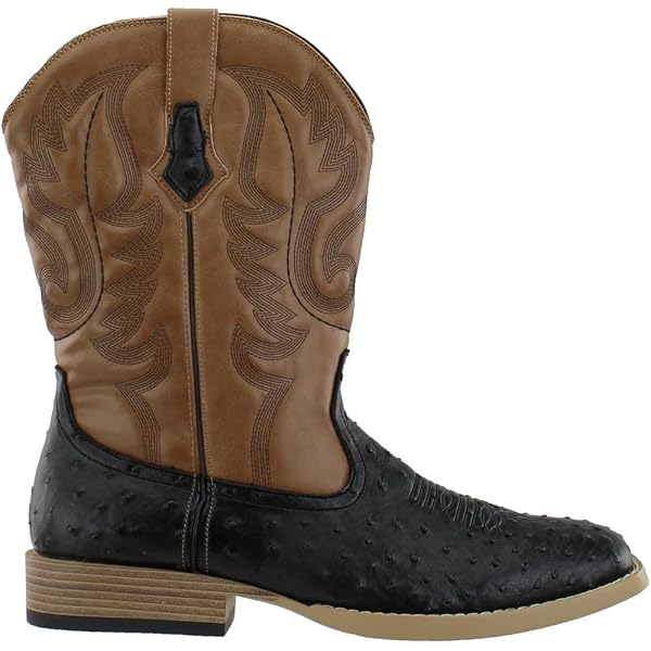 Amazon.com | ROPER Mens Classic Square Toe Casual Boots Mid  display picture 3