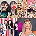 76pcs Birthday Party Photo Booth Props Kits DIY Mask Mustache On Stick Decoration Decor Kids Children Women Fun Party Game