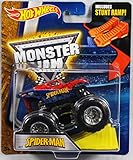 Hot Wheels Monster Jam 1:64 Scale - Spider-Man with Stunt Ramp #27