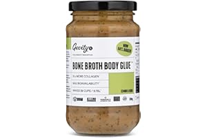 Gevity Rx Bone Broth Body Glue Concentrate - LEMON & HERB - 10x more Collagen* - The MOST Nutrient Dense - 26 servings - High Absorption Rates - Grass Fed Australian Beef - 9.17 Fl. Oz.