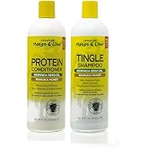 Jamaican Mango &amp; Lime Love Your Locs Tingle Shampoo &amp; Protein Conditioner &ndash; Strengthening Hair Care for Locs, Braids &amp; Natural Hair Growth (Shampoo &amp; Conditioner Set 16oz)