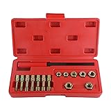 VKALTUL 15-Piece Metric Thread Chaser Set, 7 Metric