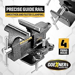[Upgraded] Multi-Purpose Bench Vise 4-1/2", Table