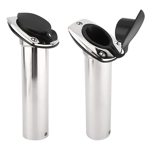 DasMarine 2 Pack Stainless Steel Rod Holders,15/30/90 Degree Rod Holders with Rubber Cap,Gasket,Tube Liner (30 Degree)並行輸入 DasMarine Stainless Steel Single Pulley Block with Botswana | Ubuy