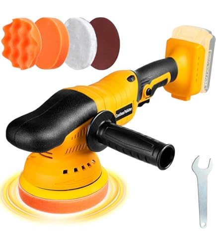 Polisseuse 18V RYOBI R18B-0 One+ 6,25 mm + 2 patins