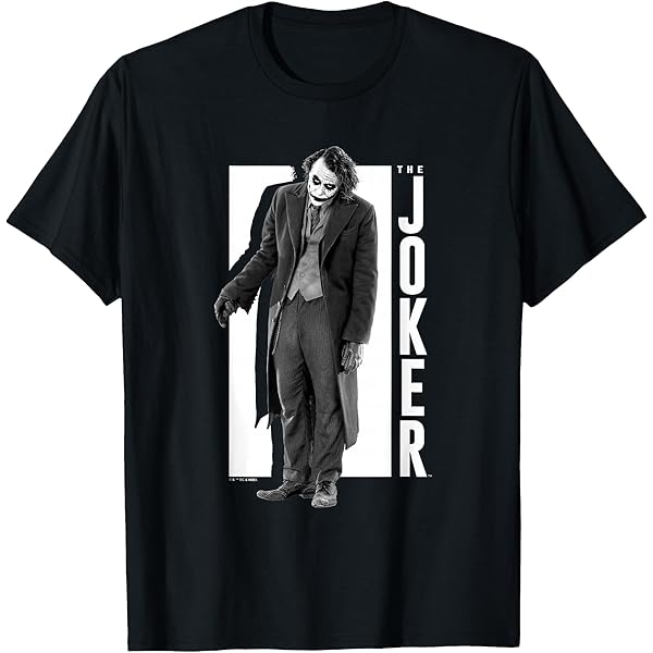 Amazon.com: The Dark Knight The Joker Black & White Cut Out Poster