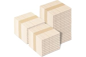 BUQIUREN 2000 Pieces Wooden Craft Sticks, 4.5 Inch Natural Wooden Popsicle Ice Cream Sticks for DIY Wood Crafts, Paint Stirrer, Hair Removal and Waxing Supplies, Art Projects and Ice Pop Sticks