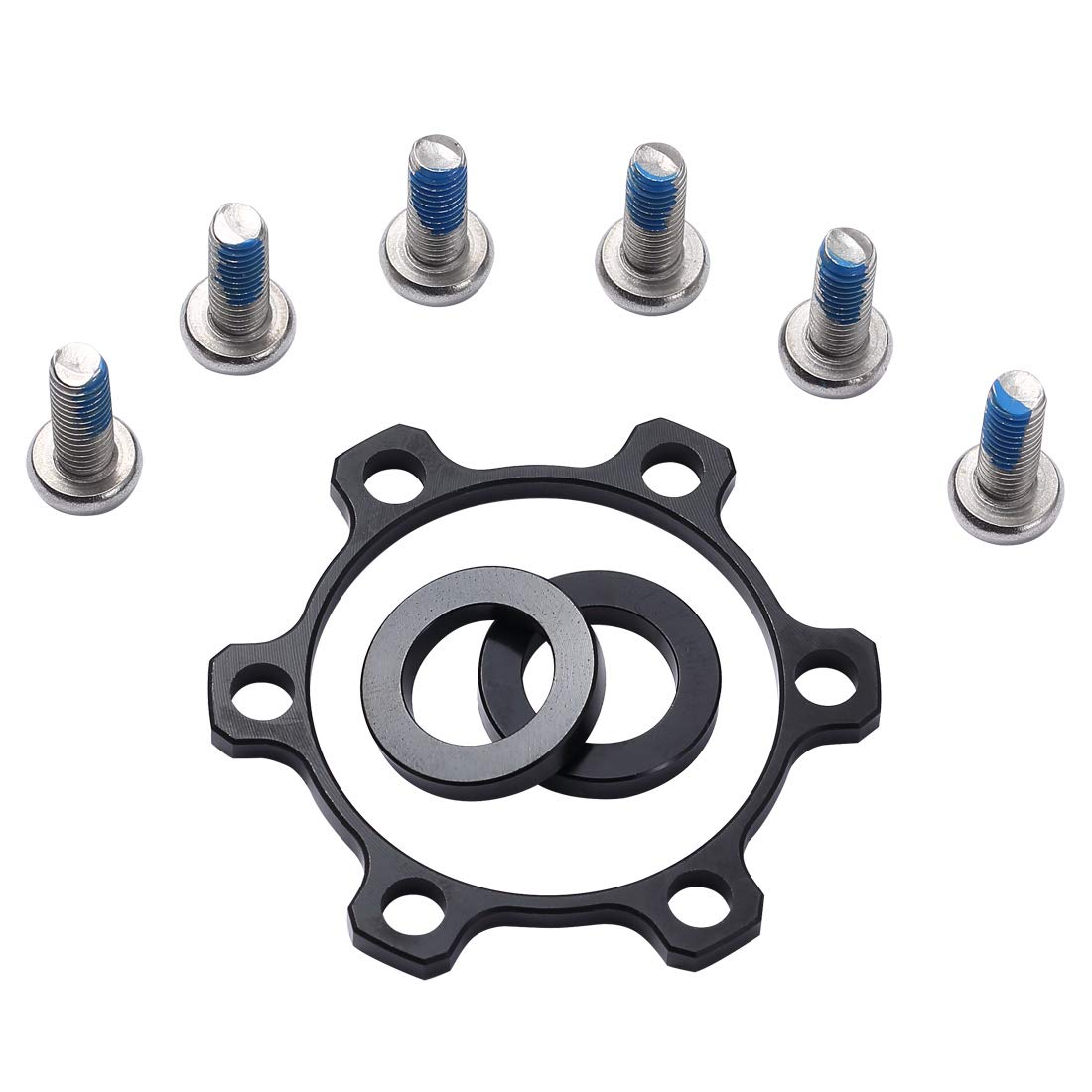 Dymoece Front Rear Bicycle Boost Hub Conversion Adapter (Front 15mm x 100mm to110mm)