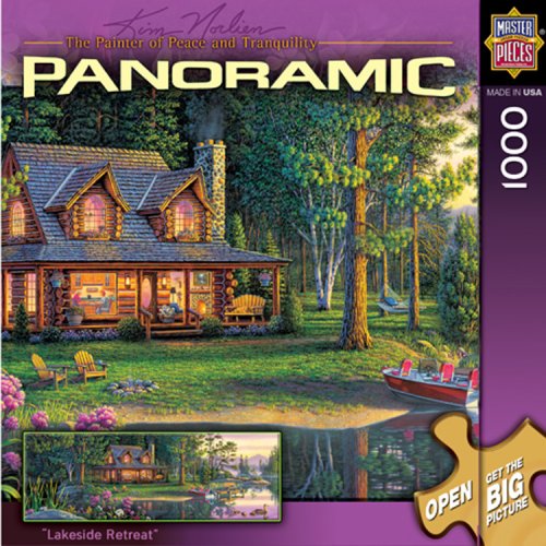 MaterPieces Lakeside Retreat 1000 Piece Puzzle Kim Norlien Panoramics