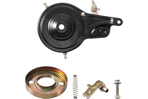 KAMIER Upgraded 80mm Rear Band Drum Brake Assembly Replacement for Razor E325 E300S E300 E200 E200S RX200 Electric Scooter Schwinn Meridian Trike S500 Kids E-Bike E-Scooter Tricycle Hevay Duty Parts