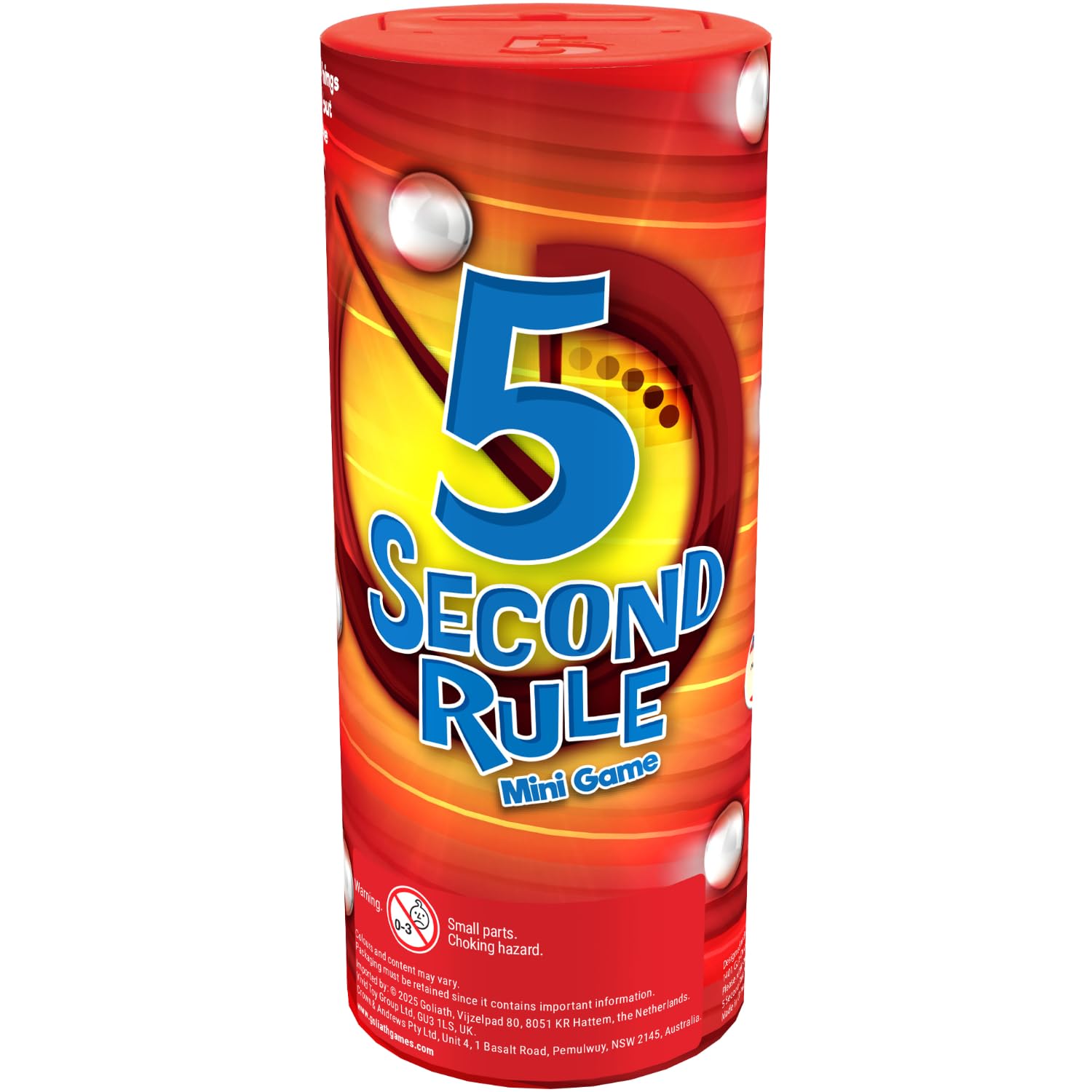 PlayMonster 5 Second Rule Mini - Quickfire Trivia Card Game for Family Fun On The Go - Family Games - Ages 8+