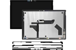 PEHDPVS Screen Replacement 12.3 inch M1010537-003 for Microsoft Surface Pro 4 1724 LCD Display Touch Screen Digitizer Assembly with LCD Flex Conversion (with Touch Plate)