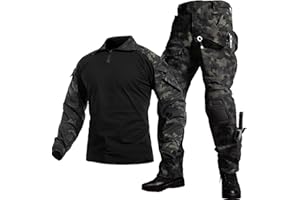 YKS JOOB Mens G3 Combat Uniform Tactical Combat Shirt and Pants Suit Hunting Paintball Airsoft Apparel Set