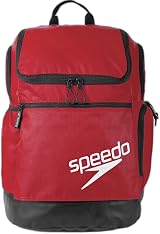 Speedo Teamster 2.0 Rucksack 35L Backback Swim Bag Red One Size view 1