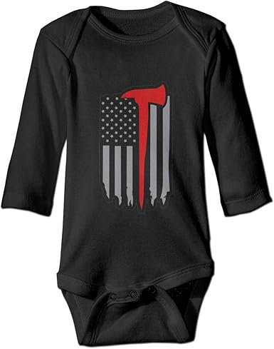 red long sleeve onesie baby