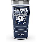Tervis Traveler NFL Indianapolis Colts - Vintage Triple Insulated Tumbler Travel Cup Keeps Drinks Cold & Hot, 20oz, Stainless Steel