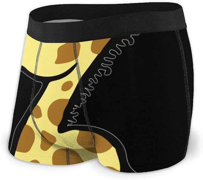 Baby Giraffe Men's Sexy Funny Print Lingerie Boxer Briefs Underwear