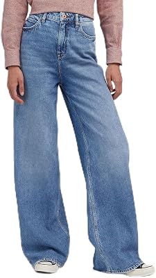 - Jean Femme - Coupe Jambe Large Taille Haute - Stella - Take The Hint