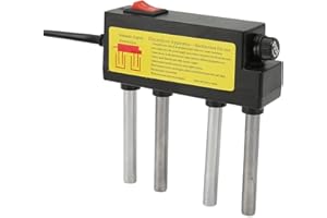 Water Electrolyzer, Quick Test Water Electrolyzer Easy to Operate, Practical with 4 Test Metal Rods for Beverages (US Plug)