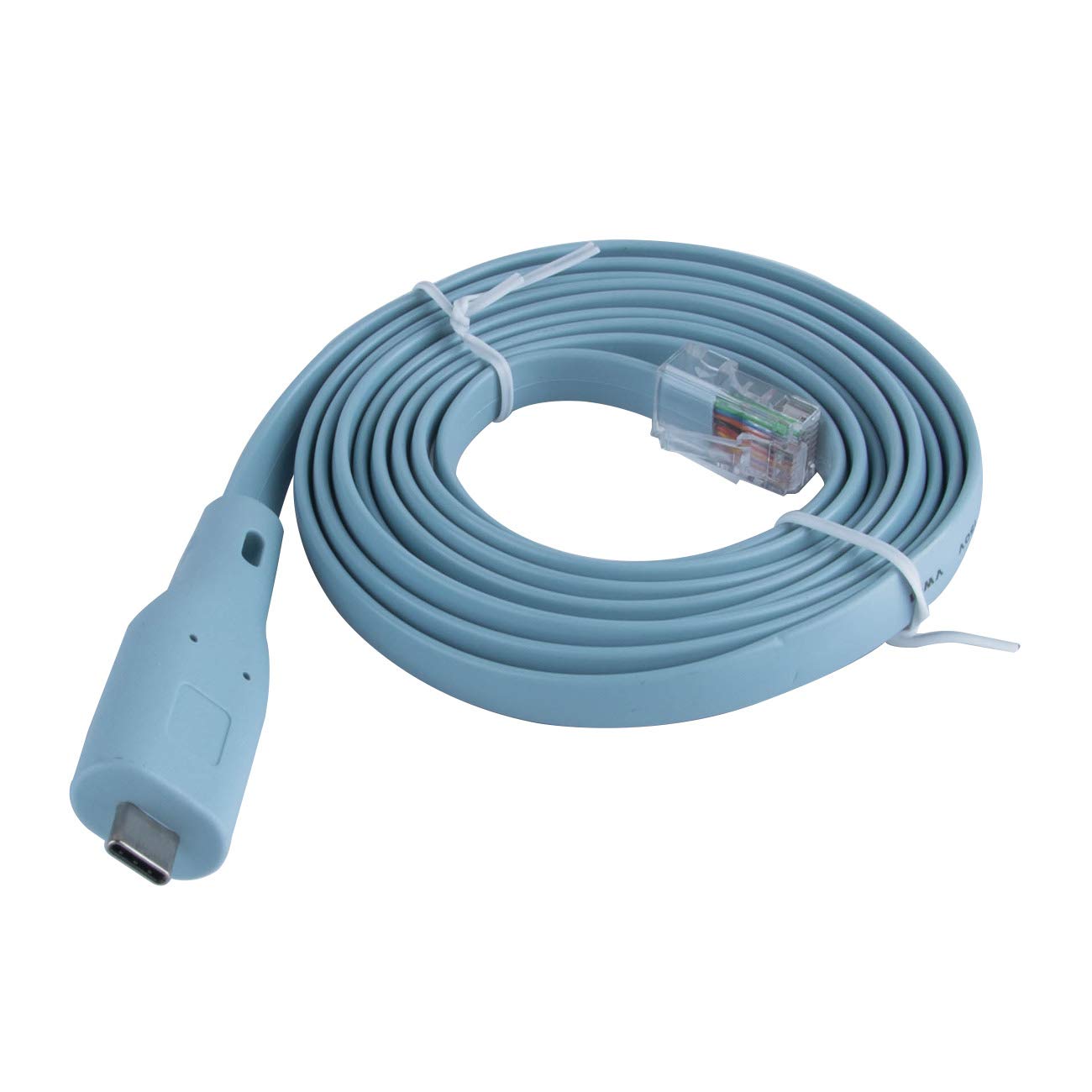 FTDI USB C Type C to RJ45 RS232 Console Router Serial Cable for Cisco/Huawei Router to Laptop (6ft)