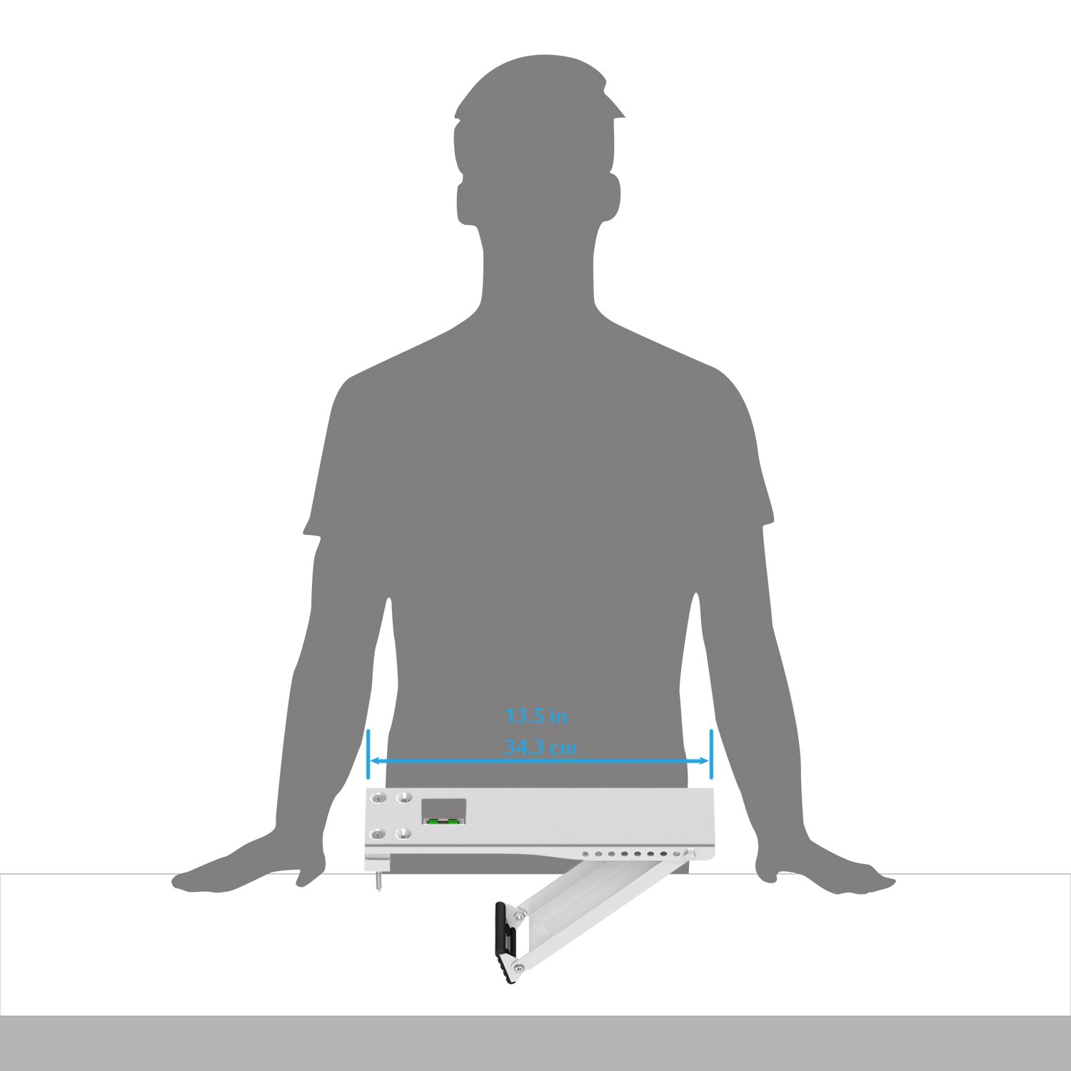 Jeacent Universal AC Window Air Conditioner Support Bracket Light Duty, Up to 85 lbs