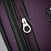 American Tourister Fieldbrook XLT Softside Upright Luggage, Purple/Black, 4-Piece Set (BB/DF/21/25)