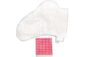 100pcs Paraffin Wax Feet Covers, Disposable Plastic Hot Wax Foot Bag Cover Fixing Stickers for Moisturizing Paraffin Bath Lin